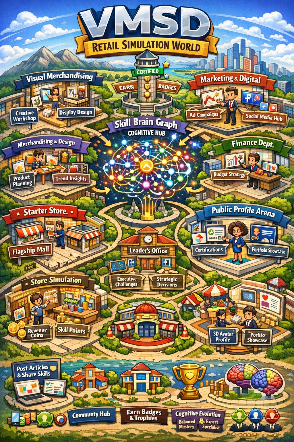 VMSD Retail World Map